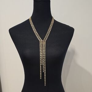 CHICO'S Necktie Silhouette Necklace